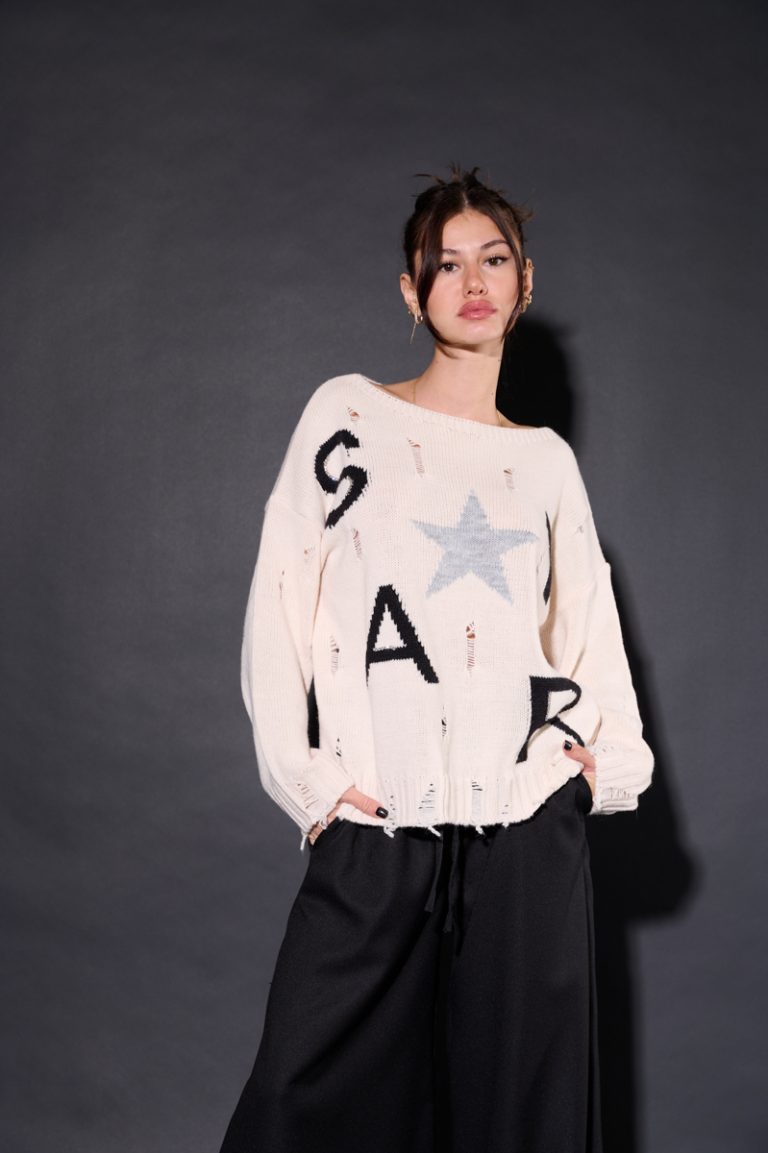 Angela Davis - Sweater with Stars